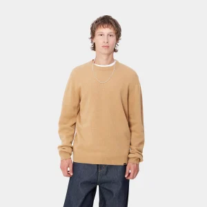 Carhartt WIP Strick>Alten Sweater Peanut