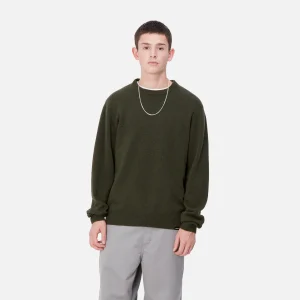 Carhartt WIP Strick>Alten Sweater Office Green