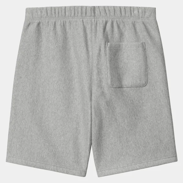 Carhartt WIP Sweats | Shorts & Badehosen>American Script Sweat Short Grey Heather