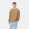 Carhartt WIP Sweats>American Script Sweatshirt Peanut