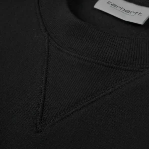 Carhartt WIP Sweats>American Script Sweatshirt Black