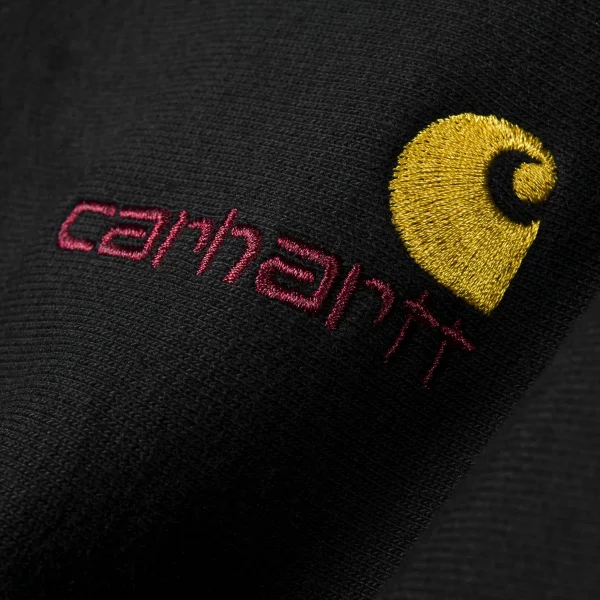 Carhartt WIP Sweats>American Script Sweatshirt Black