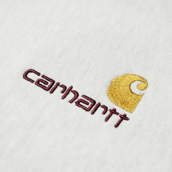 Carhartt WIP Sweats>American Script Sweatshirt Ash Heather