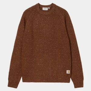 Carhartt WIP Strick>Anglistic Sweater Speckled Offroad