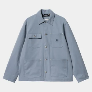 Carhartt WIP Jacken & Mäntel>Artificial Suede Michigan Coat Dove Grey