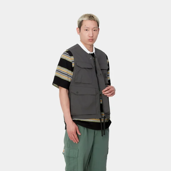 Carhartt WIP Jacken & Mäntel>Balto Vest Graphite