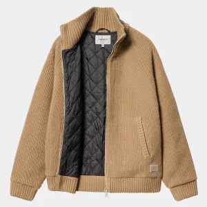 Carhartt WIP Strick>Banley Sweater Jacket Peanut