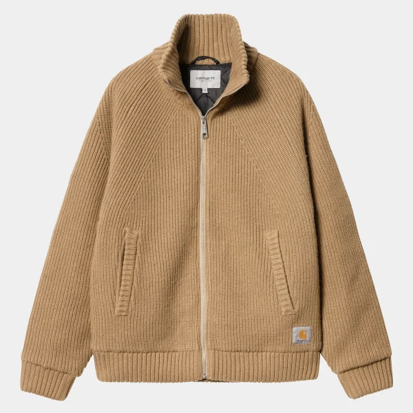 Carhartt WIP Strick>Banley Sweater Jacket Peanut