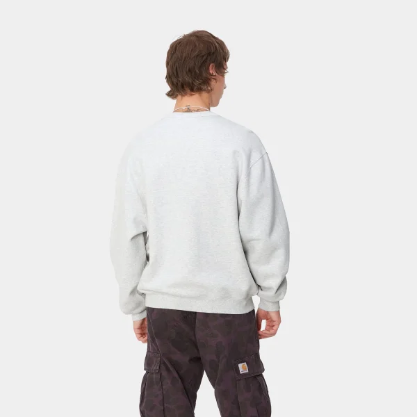 Carhartt WIP Sweats>Billy Sweat Ash Heather