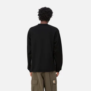 Carhartt WIP Sweats>Bolan V-Neck Sweat Black / Graphite