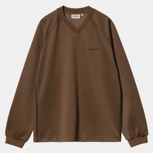 Carhartt WIP Sweats>Bolan V-Neck Sweat Chocolate / Tobacco