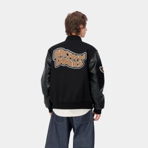 Carhartt WIP Jacken & Mäntel>Brown Ducks Bomber Black / Black