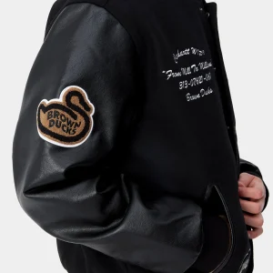 Carhartt WIP Jacken & Mäntel>Brown Ducks Bomber Black / Black