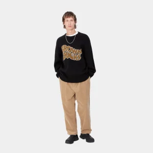 Carhartt WIP Strick>Brown Ducks Sweater Black