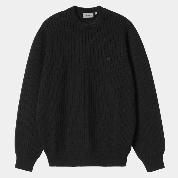 Carhartt WIP Strick>Calen Sweater Black