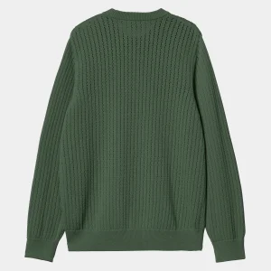 Carhartt WIP Strick>Calen Sweater Duck Green