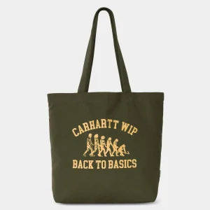 Carhartt WIP Accessoires | Accessoires>Canvas Graphic Tote Basics Print, Office Green