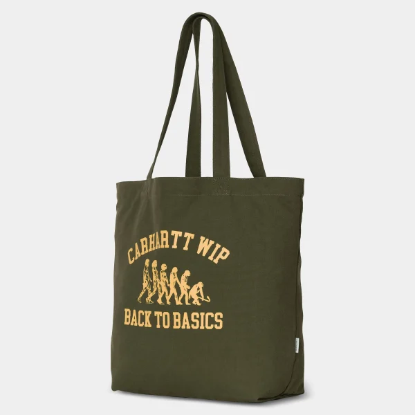 Carhartt WIP Accessoires | Accessoires>Canvas Graphic Tote Basics Print, Office Green