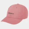 Carhartt WIP Accessoires | Accessoires>Canvas Script Cap Dusty Rose / Sycamore Tree