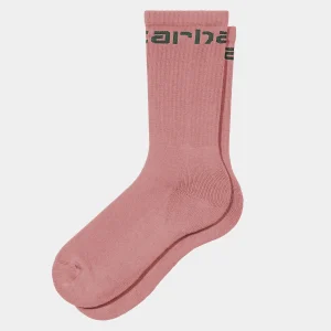 Carhartt WIP Accessoires | Accessoires>Carhartt Socks Dusty Rose / Sycamore Tree