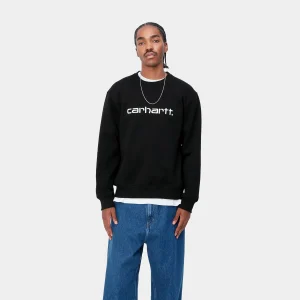 Carhartt WIP Sweats>Carhartt Sweatshirt Black / White