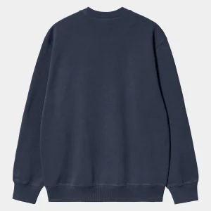 Carhartt WIP Sweats>Carhartt Sweatshirt Air Force Blue / Malbec