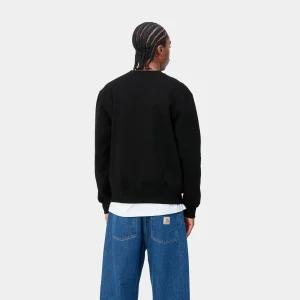 Carhartt WIP Sweats>Carhartt Sweatshirt Black / White