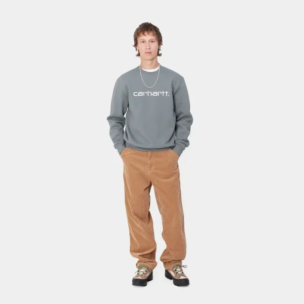 Carhartt WIP Sweats>Carhartt Sweatshirt Dove Grey / Wax