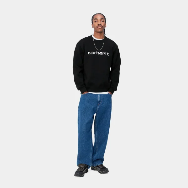 Carhartt WIP Sweats>Carhartt Sweatshirt Black / White