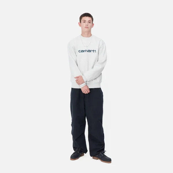 Carhartt WIP Sweats>Carhartt Sweatshirt Ash Heather / Duck Blue