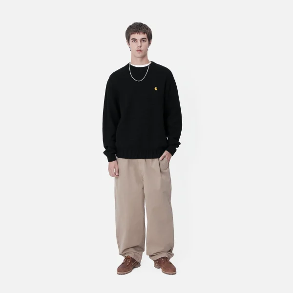 Carhartt WIP Strick>Chane Sweater Black / Gold