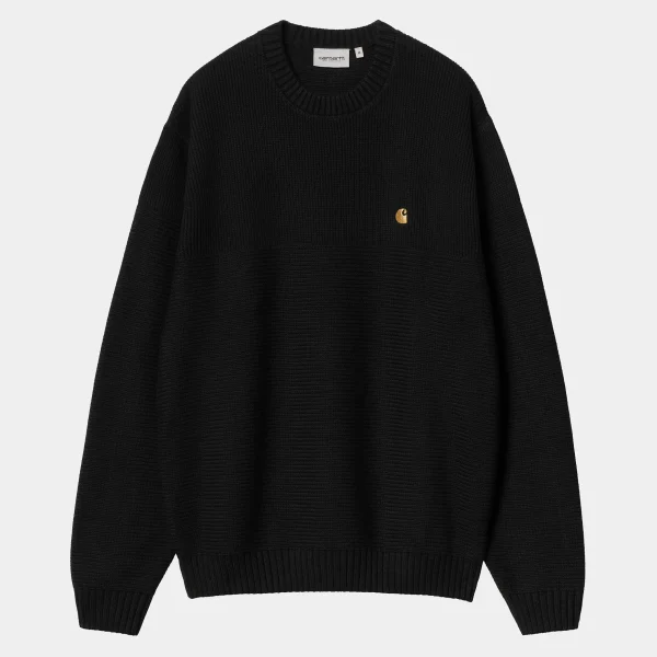 Carhartt WIP Strick>Chane Sweater Black / Gold