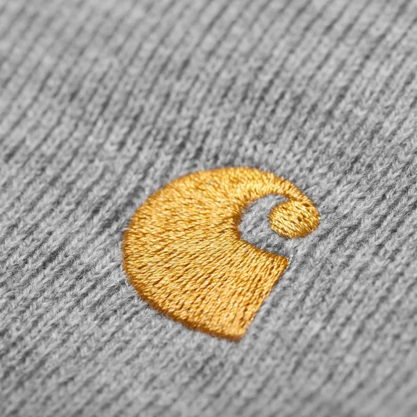 Carhartt WIP Accessoires | Accessoires>Chase Beanie Grey Heather / Gold