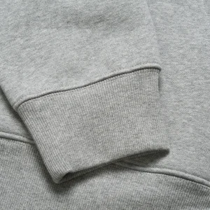 Carhartt WIP Sweats>Chase Neck Zip Sweatshirt Grey Heather / Gold