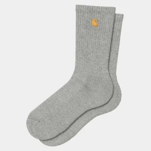 Carhartt WIP Accessoires | Accessoires>Chase Socks Grey Heather / Gold