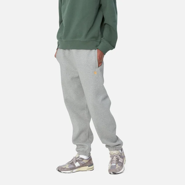 Carhartt WIP Sweats | Hosen>Chase Sweat Pant Grey Heather / Gold