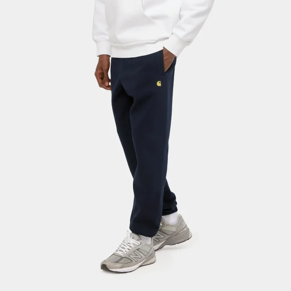 Carhartt WIP Sweats | Hosen>Chase Sweat Pant Dark Navy / Gold