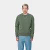 Carhartt WIP Sweats>Chase Sweatshirt Duck Green / Gold