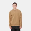 Carhartt WIP Sweats>Chase Sweatshirt Peanut / Gold