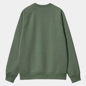 Carhartt WIP Sweats>Chase Sweatshirt Duck Green / Gold