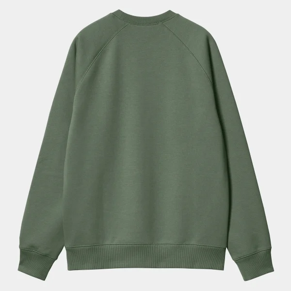 Carhartt WIP Sweats>Chase Sweatshirt Duck Green / Gold