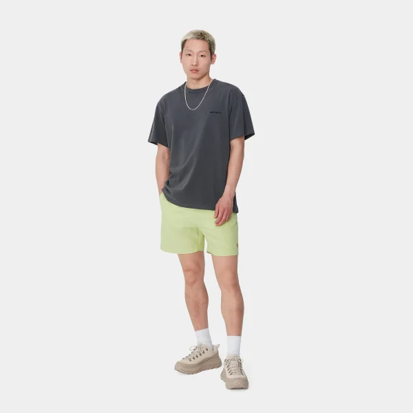 Carhartt WIP Shorts & Badehosen>Chase Swim Trunk Arctic Lime / Gold