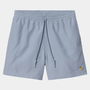 Carhartt WIP Shorts & Badehosen>Chase Swim Trunk Charm Blue / Gold