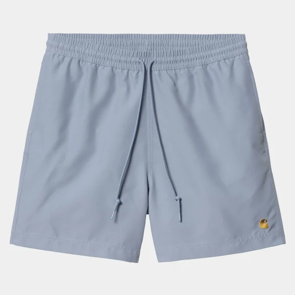 Carhartt WIP Shorts & Badehosen>Chase Swim Trunk Charm Blue / Gold