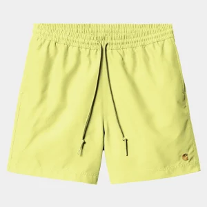 Carhartt WIP Shorts & Badehosen>Chase Swim Trunk Arctic Lime / Gold