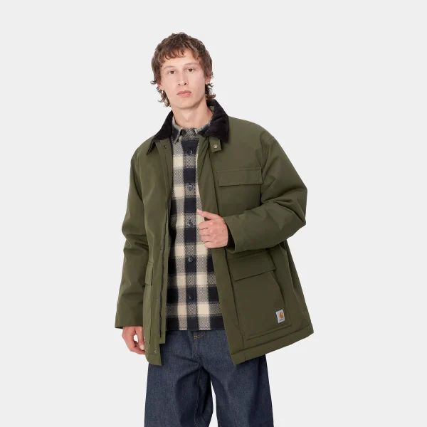 Carhartt WIP Jacken & Mäntel>Clarton Coat Office Green / Black