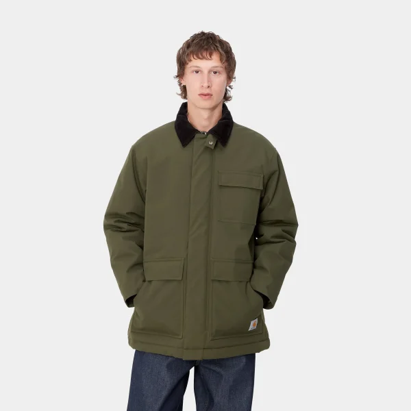 Carhartt WIP Jacken & Mäntel>Clarton Coat Office Green / Black