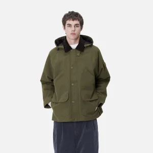 Carhartt WIP Jacken & Mäntel>Clarton Jacket Office Green / Black