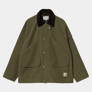 Carhartt WIP Jacken & Mäntel>Clarton Jacket Office Green / Black