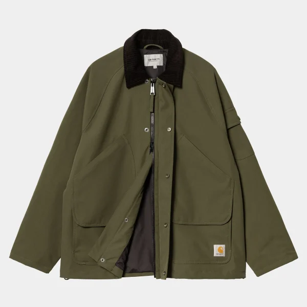 Carhartt WIP Jacken & Mäntel>Clarton Jacket Office Green / Black